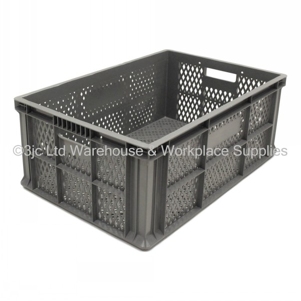 Heavy Duty Stacking Euro Box Vented 60cm 42 Litre 3JC